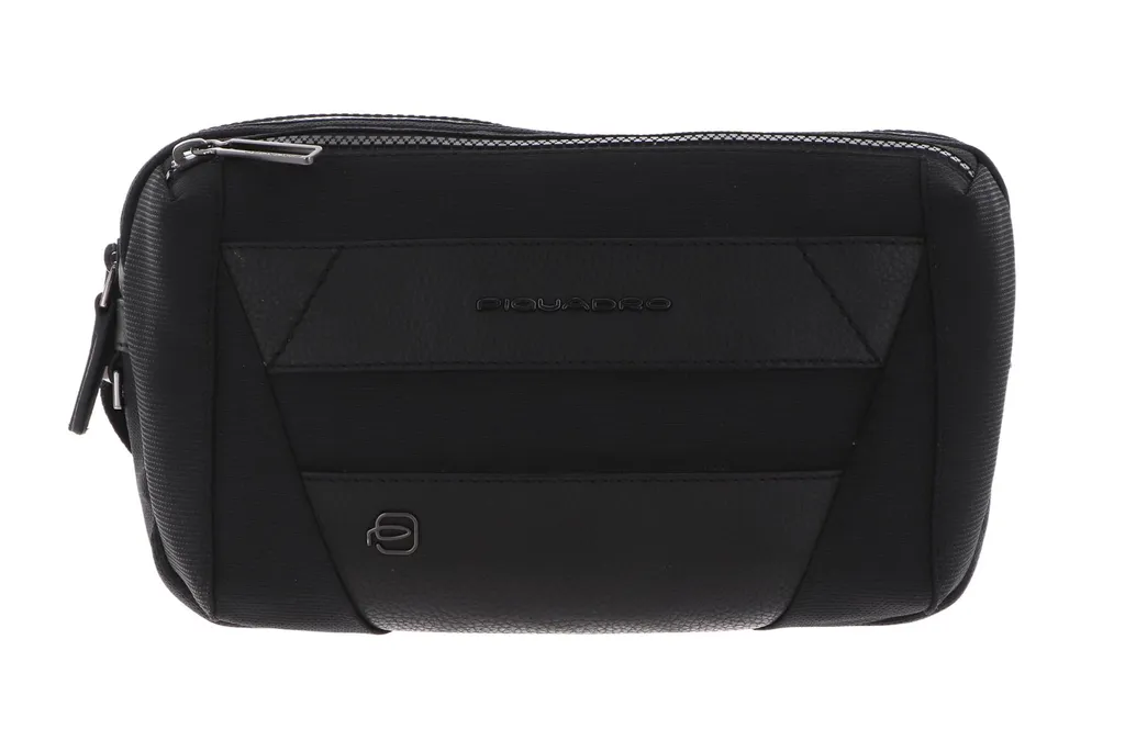 Trousse de beauté Piquadro 42021990 ultra légère en nylon et cuir fin