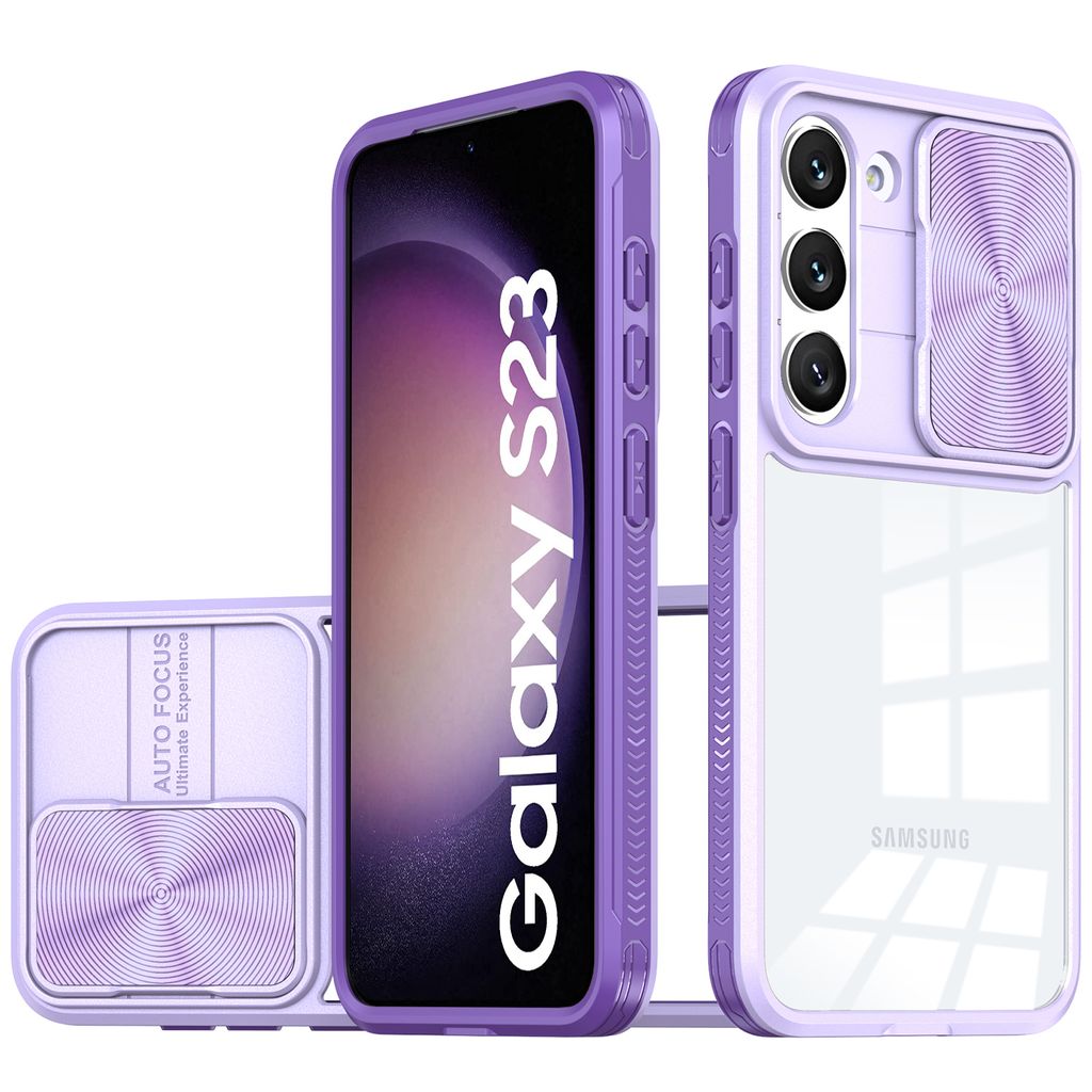 Galaxy S23 Pouzdro, Hybridní průhledné TPU bumper pouzdro s Obrázek produktu 