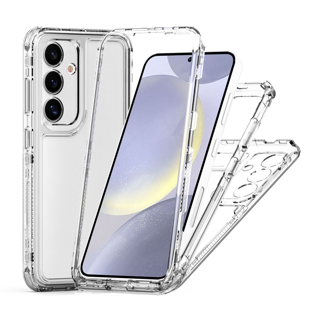 Transparente Handyhülle für Samsung Galaxy S25 FE Stoßfeste TPU und PC Hybrid Klar Hülle