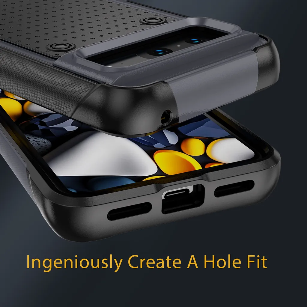 Custodia imoshion Thunder per Google Pixel 8 Pro - Nero | Protezione Shock