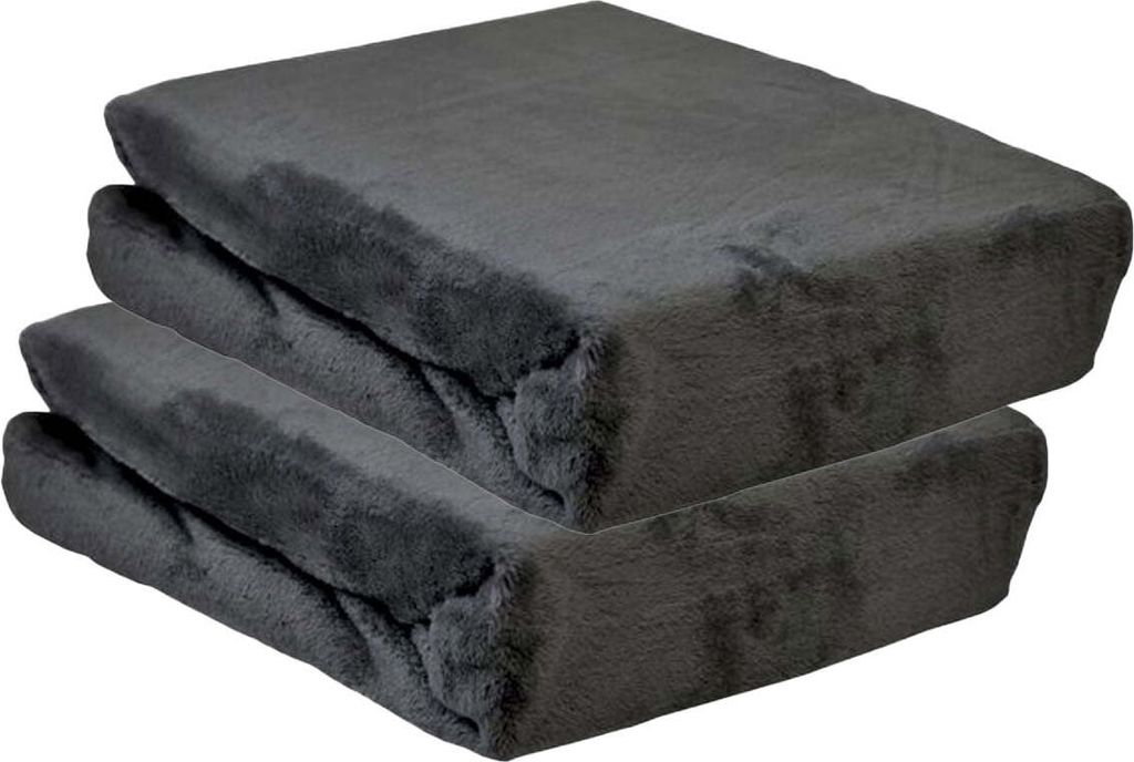 Spannbettlaken Winter Teddy Plüsch Samt Cashmere Fleece Produktbild 