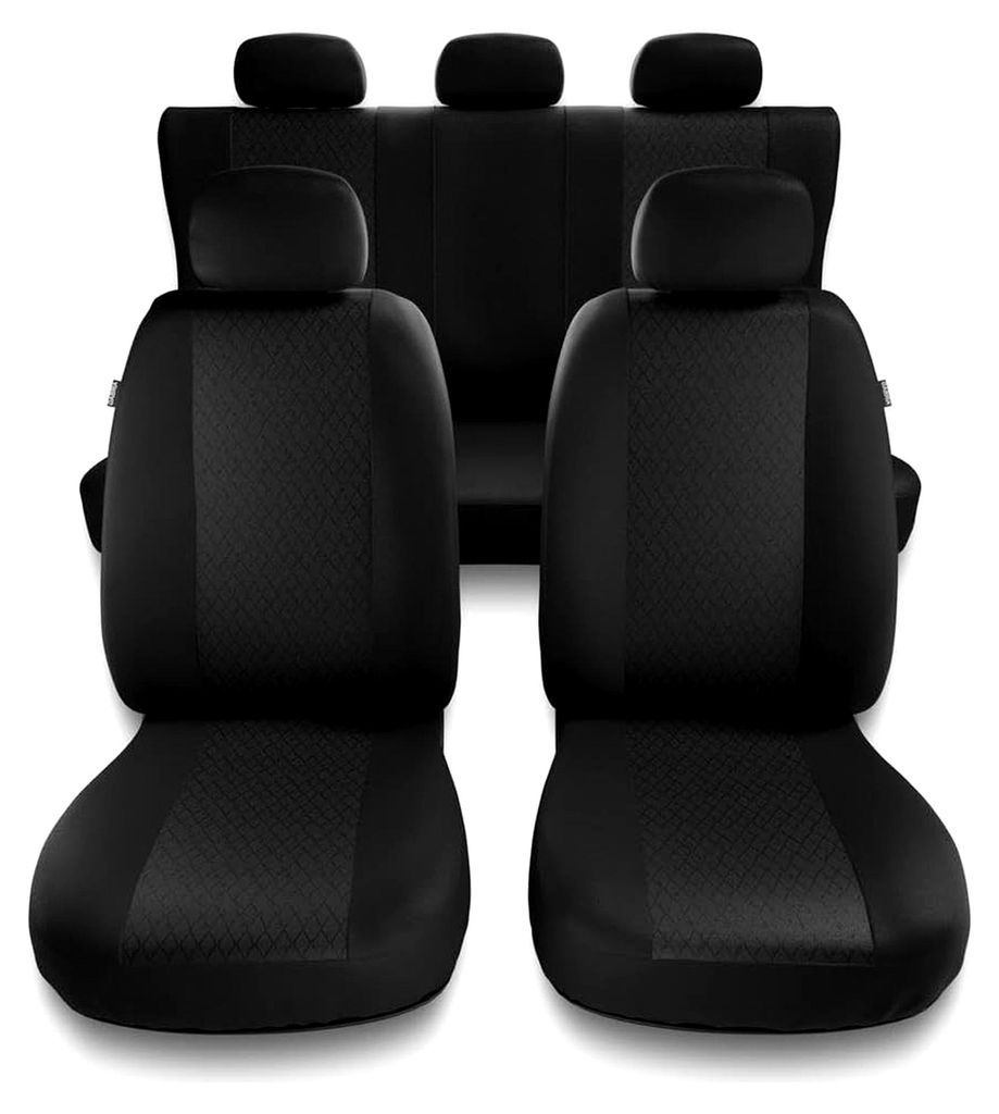 Universal Sitzbezüge Auto kompatibel mit Nissan Note I, II (2005-2016) - Autositzbezüge Schonbezüge für Autositze - PF-G