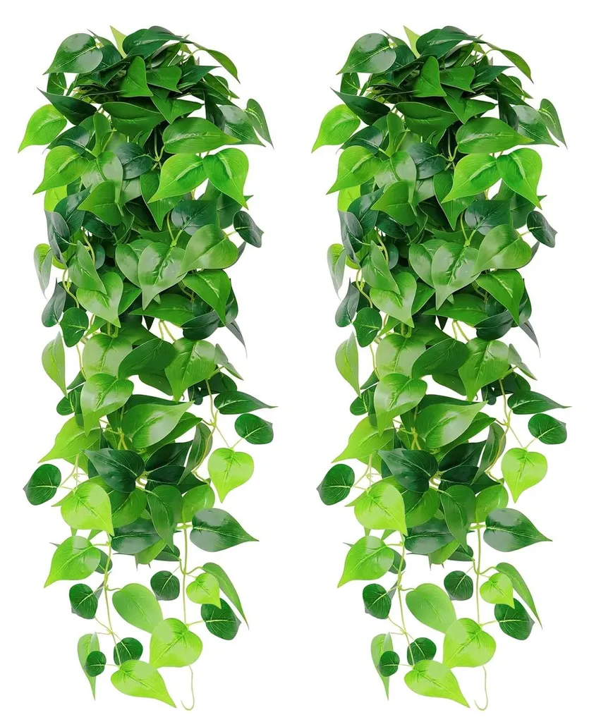 Plante suspendue artificielle lierre - Décoration végétale pour paniers