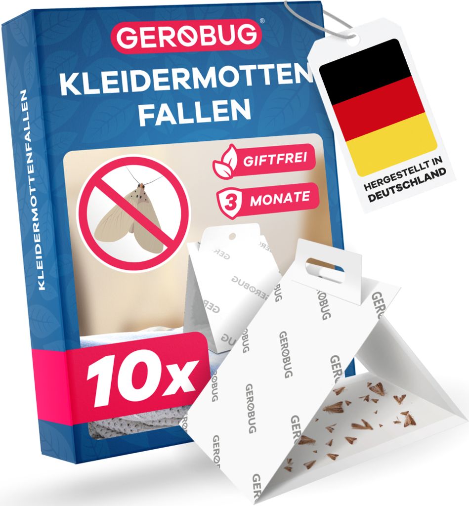 Gerobug Kleidermottenfalle 10 Stk. - Mottenfalle Produktbild 