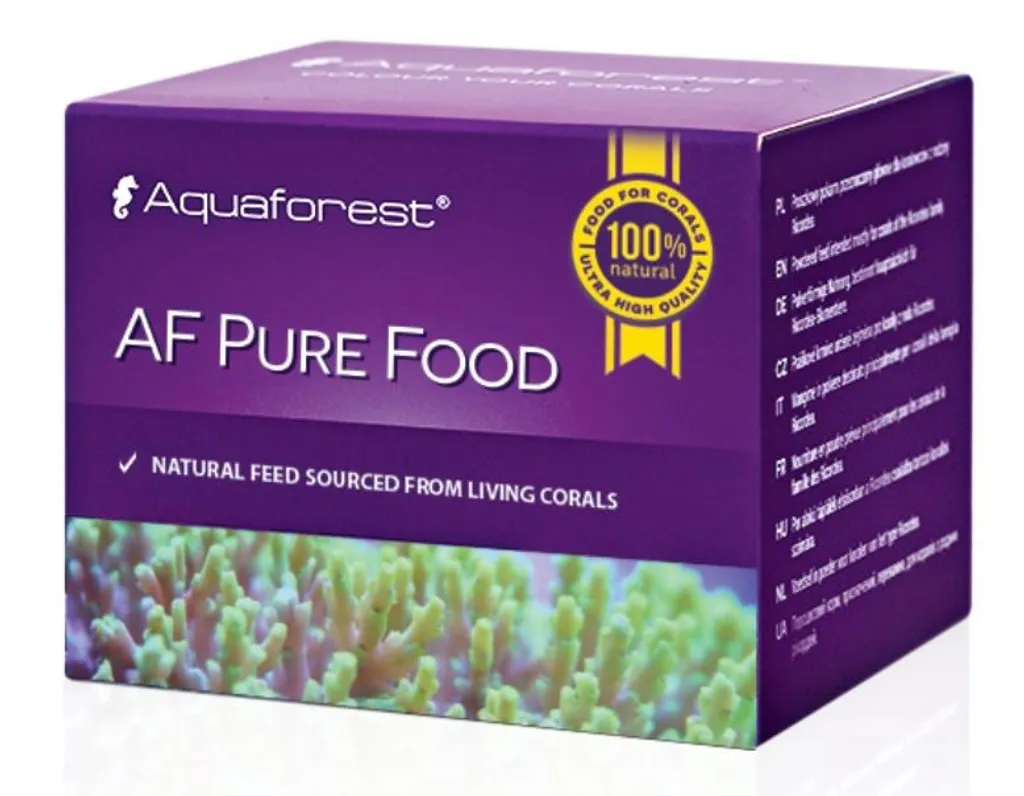 Aliment naturel pour coraux Aquaforest Pure Food 30g pour aquarium récif