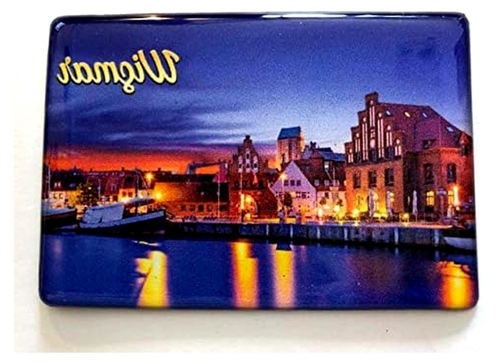 Hansestadt Wismar Souvenir-Kühlschrankmagnet Fridge Magnet 111107 Reiseandenken-Ostsee