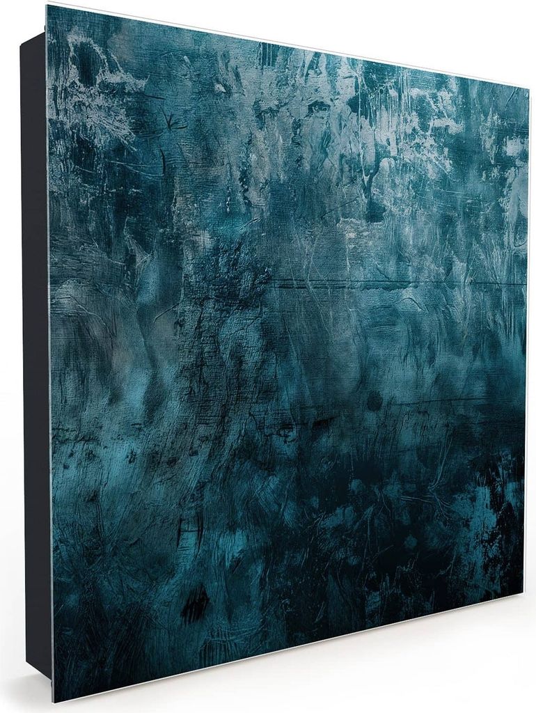 Nachbildung-Schlüsselkasten, Magnetpinnwand und Memoboard mit Glasfront Motiv Textur Wand Kunst