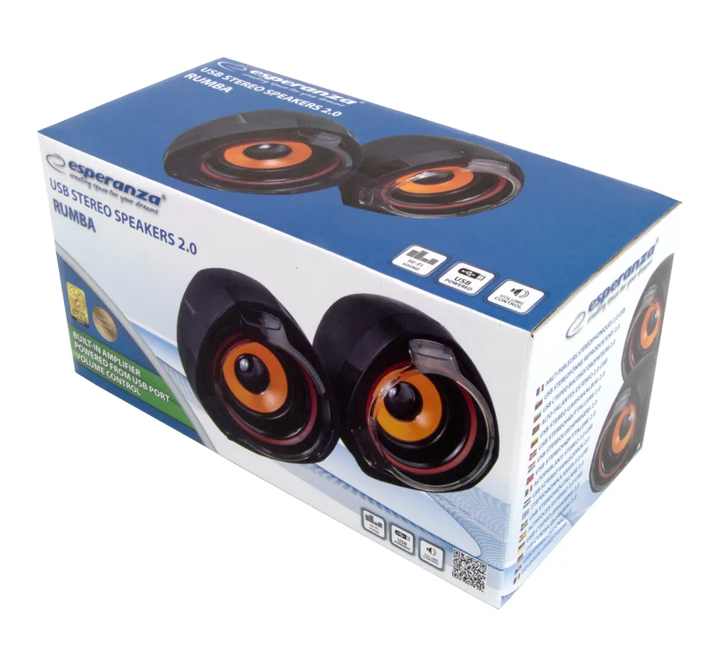 Esperanza Rumba: Speaker USB 2.0 Professionali per Ufficio e Smart Working - 2