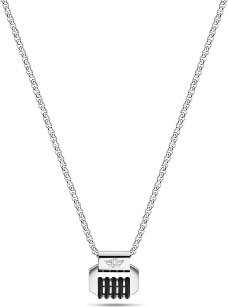 Regalo Uomo Collana Police PEAGN2211501: Scatola Inclusa Acciaio