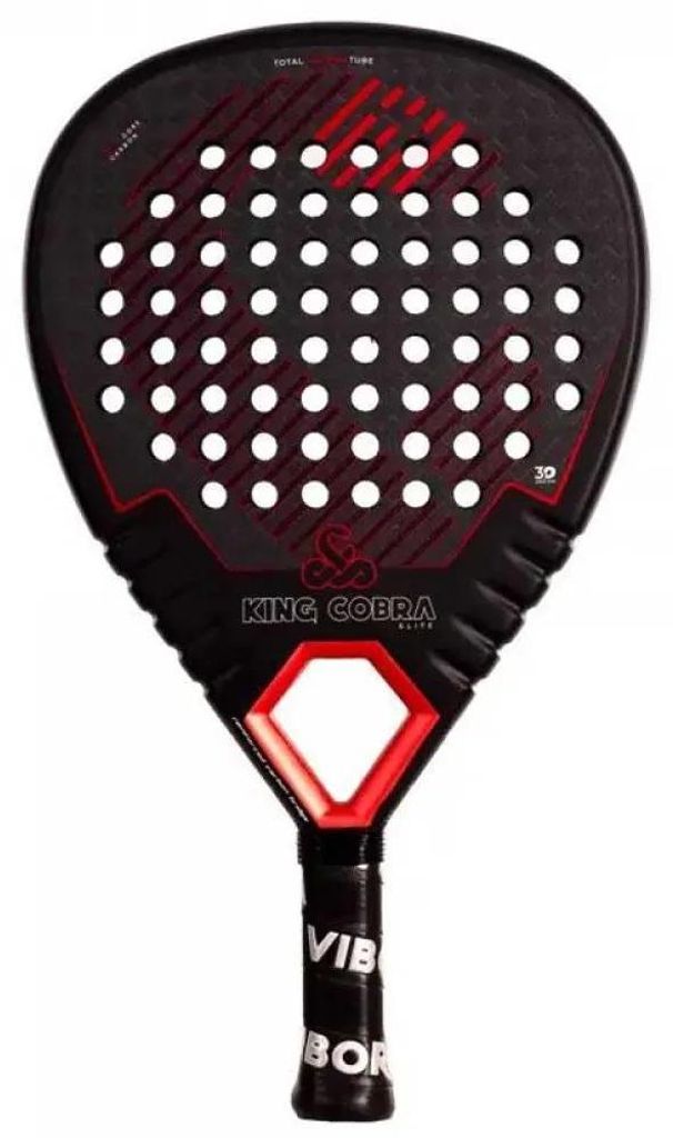 Vibor-a King Cobra Elite 24k 2.0 Padelschläger Rot Rot One Size