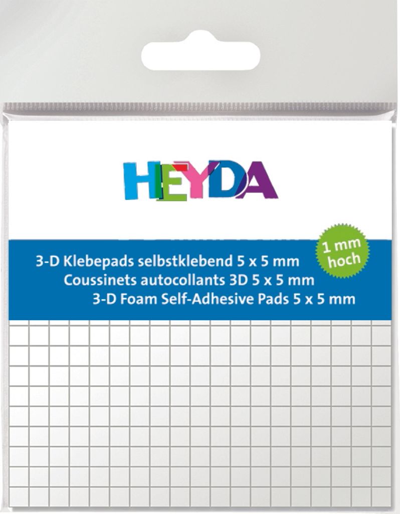 10XHeyda 204889001 Klebepads 1mm