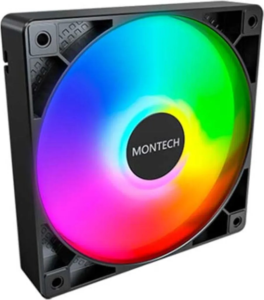 Montech GF120 Ventola ARGB 120mm | Raffreddamento Silenzioso Nero