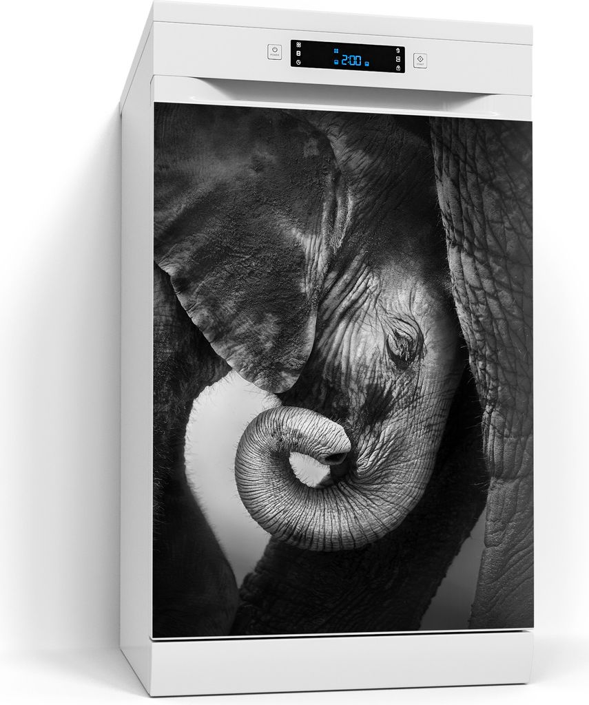DEQORI Magnetmatte Spülmaschine beschreibbar 60x80 cm 'Weiser Blick' Magnetfolie