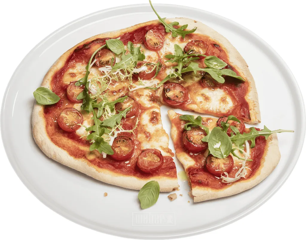 Set 2 Assiettes à Pizza Weber Idéal pour Dégustation au Barbecue 30cm