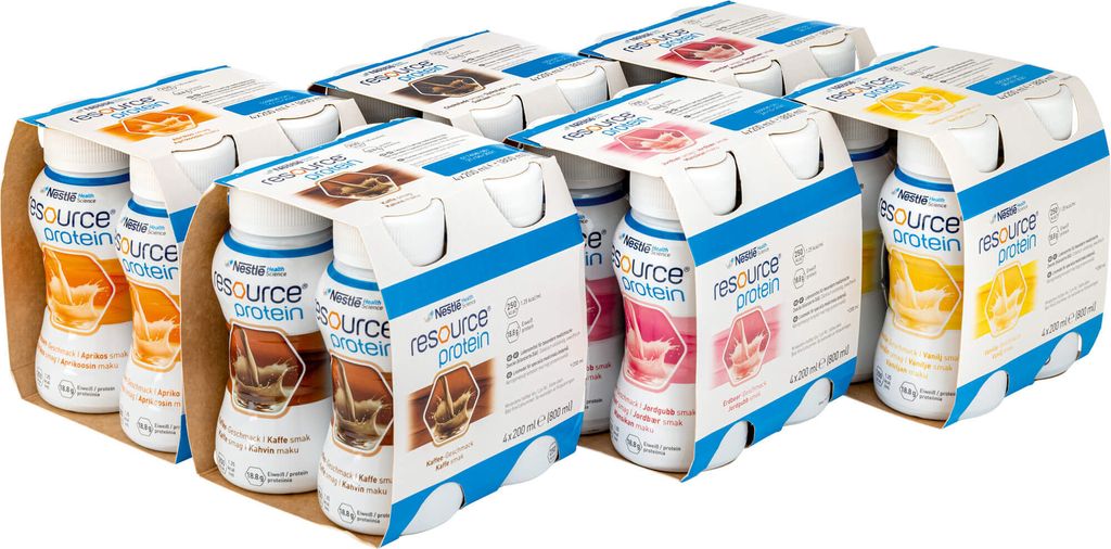 RESOURCE PROTEIN DRINK Mischkarton, 24X200 ml FLU