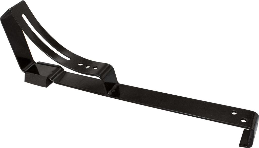 DAPRONA Laufroststütze für Dachtritt und Laufrost 49cm, für flache Dachziegel, Biberschwanzziegel Schwarz, Dachtritte für Schornsteinfeger