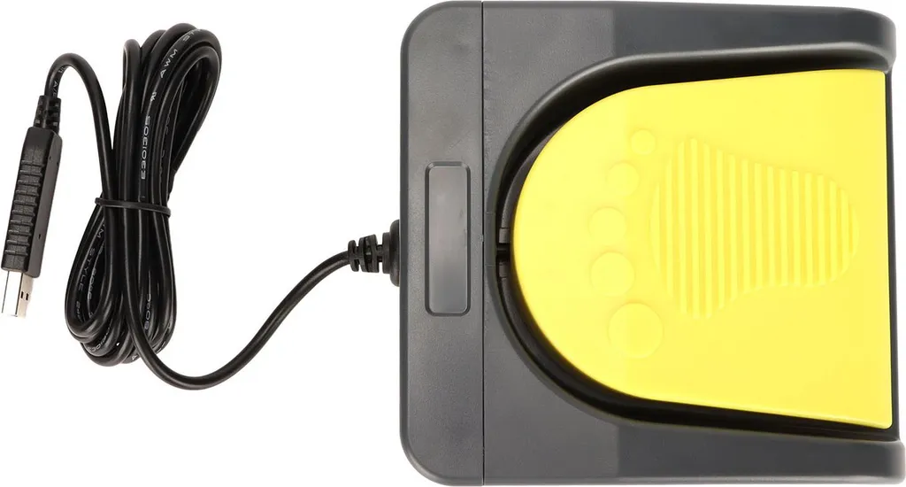 Pédale USB Programmable Commutateur HID Simple pour PC et Gaming Noir