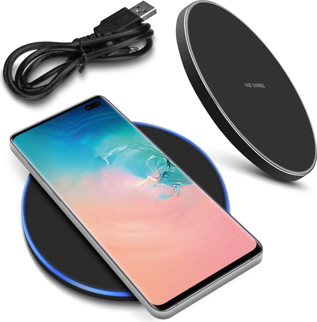 QI Wireless Charger Schnell Ladegerät für Samsung Galaxy Produktbild 