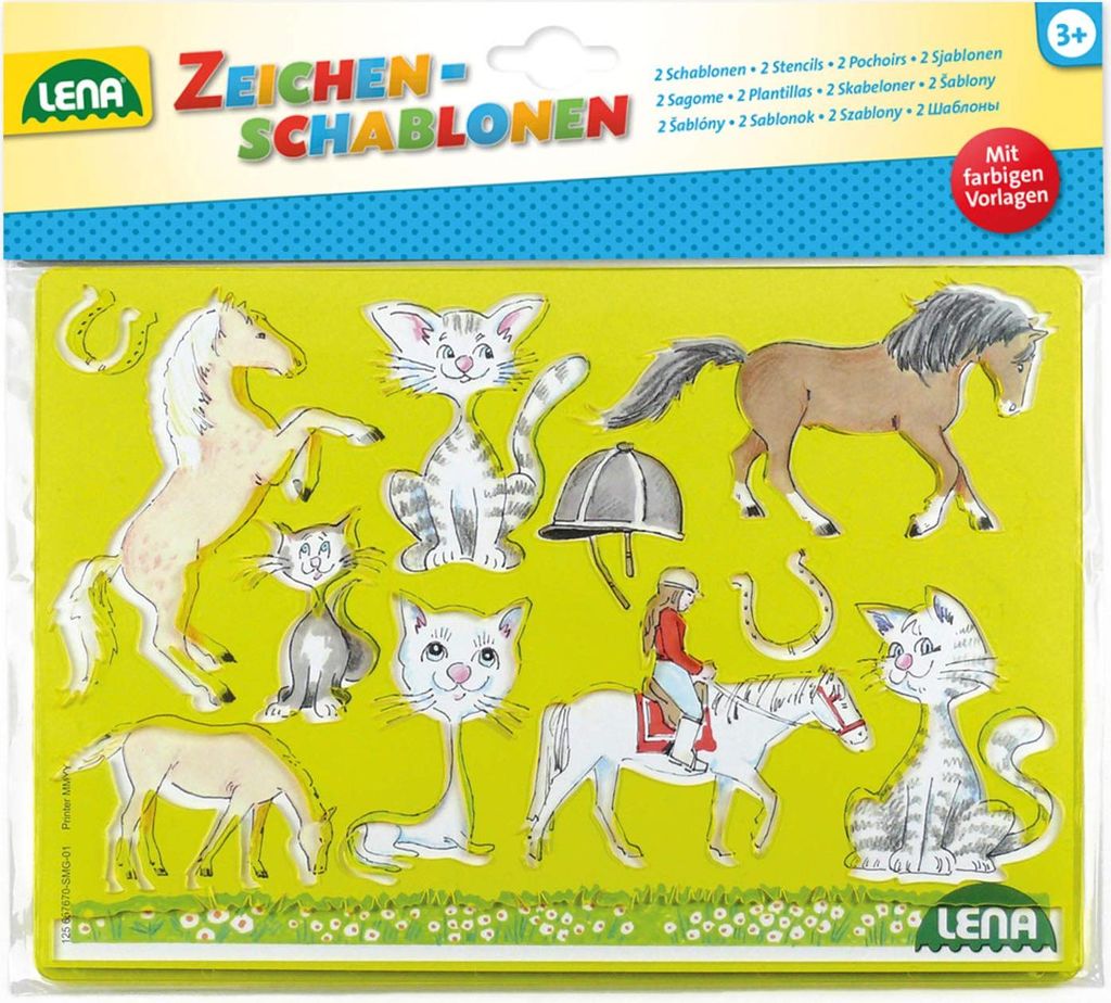 Lena 65767, Kunstsjabloon, Kinderen, Meerdere kleuren, Productafbeelding 