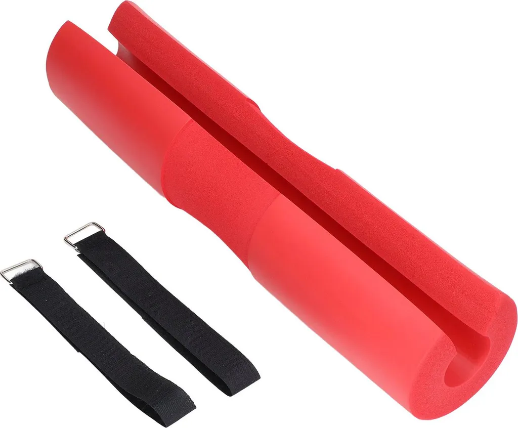 Mousse de protection pour squat et hip thrust rouge antidérapante - 5