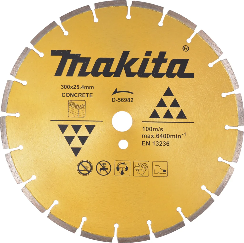 Disque Diamanté Makita 300mm : Finissez vos Coupes de Béton sans Effort