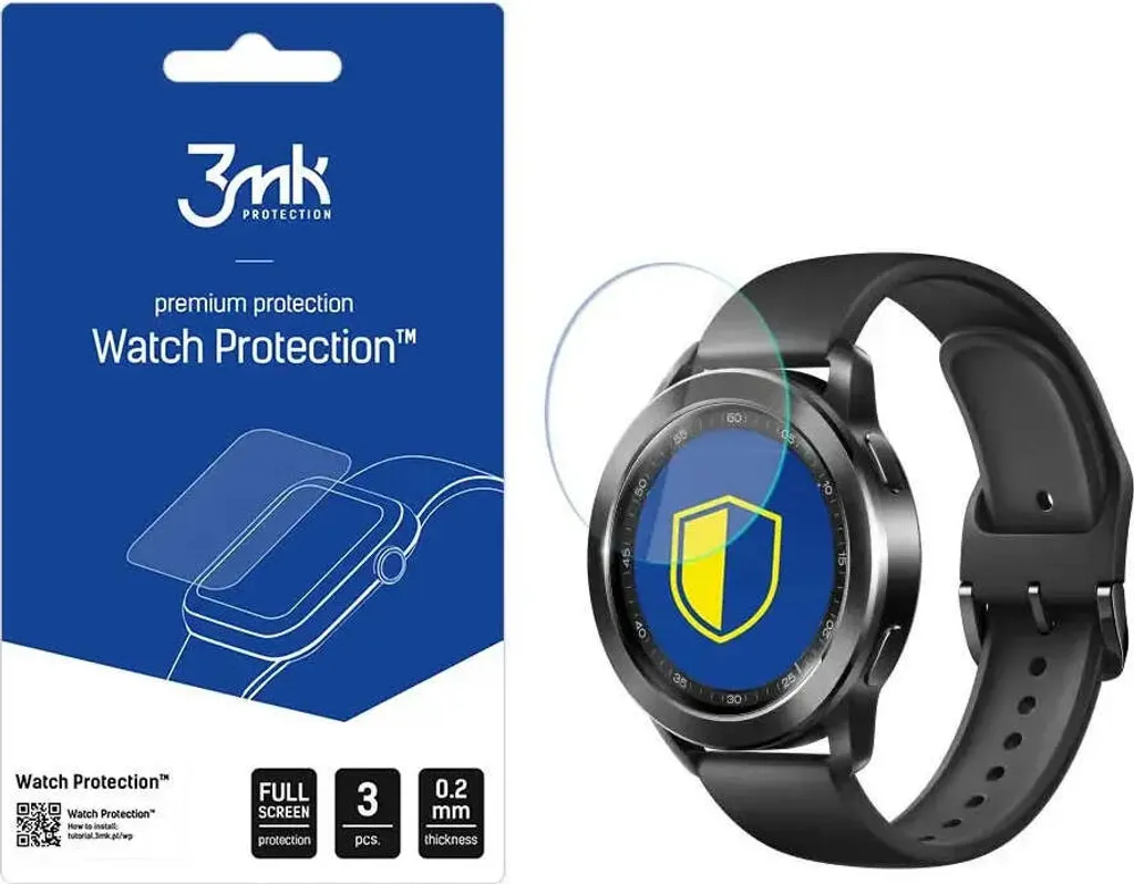 Offerta Xiaomi Watch S3 Protezione Schermo 3Mk FlexibleGlass 7H