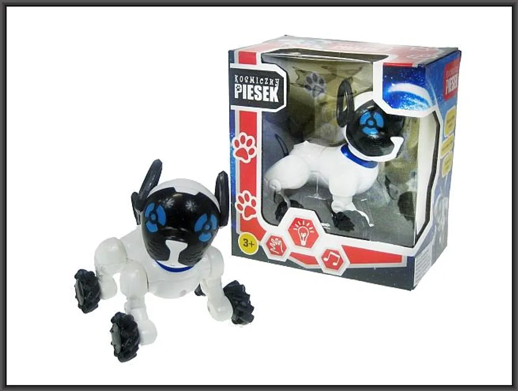 Chien de l'espace robotisé de 13cm avec voix de robot HXSY20