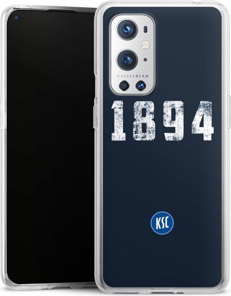 DeinDesign Handyhülle für OnePlus 9 Pro Silikon Hülle Case Smartphone Schutzhülle Bundesliga KSC Karlsruher SC