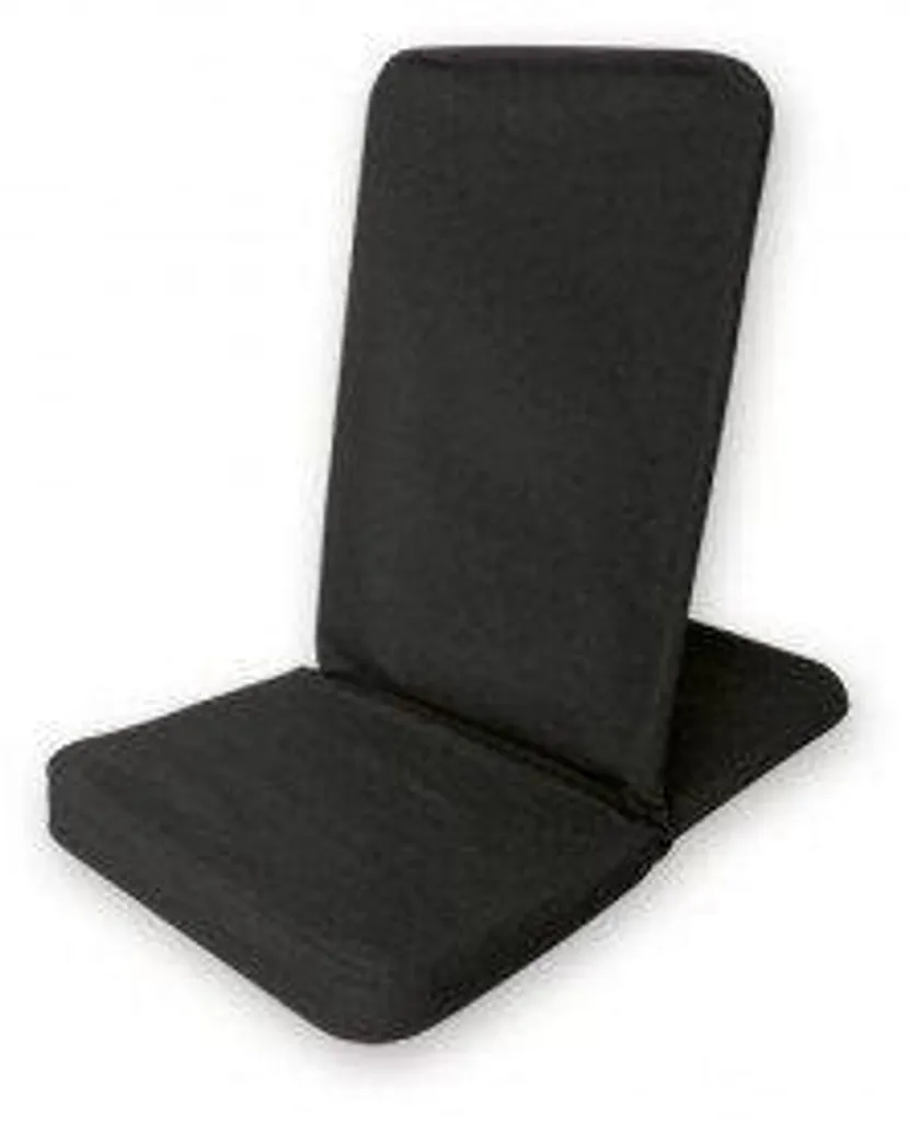 Chaise de sol XL Backjack Noir - Siège de Méditation Ergonomique XL