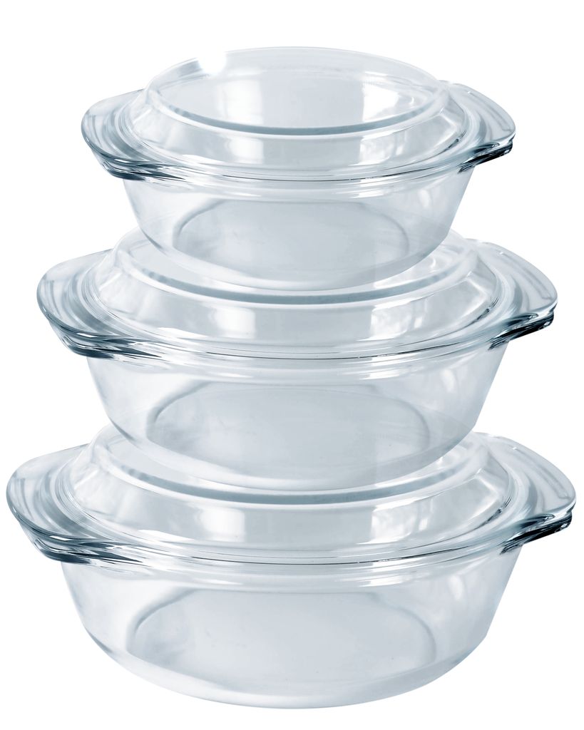 HGMD Backofengeschirr-Set - 3 Stück - 700 ML - 1500 ML - Produktbild 