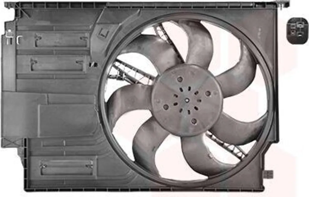 Ventilateur de radiateur électrique VAN WEZEL 0675747 refroidissement