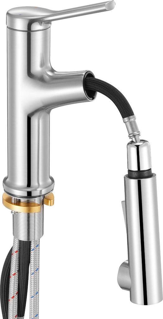 SucceBuy Robinet de lavabo en nickel brossé et acier Image du produit 