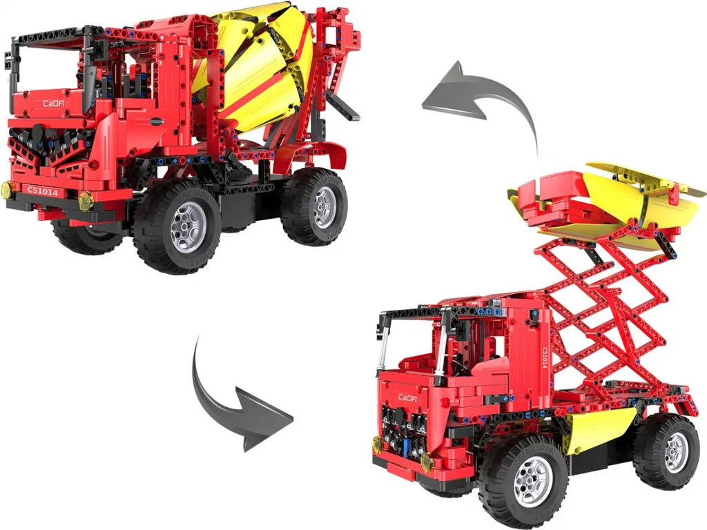 Camion Toupie Télécommandé Cada 814 et Ascenseur de Chantier Technique