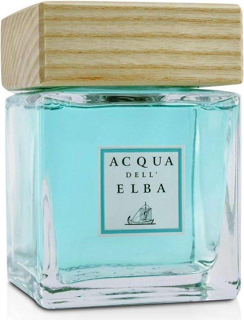 Acqua dell'Elba Mare, Flüssiger Lufterfrischer, Blau, Holz, 200 ml, Flasche, Drinnen, Blau