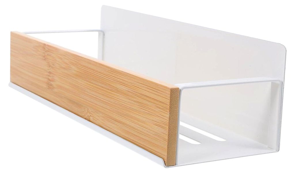Magnetisches Gewürzregal für Kühlschrank aus strapazierfähigem Kunststoff mit starkem Magnet und belüftetem Boden für Küche und Mikrowelle