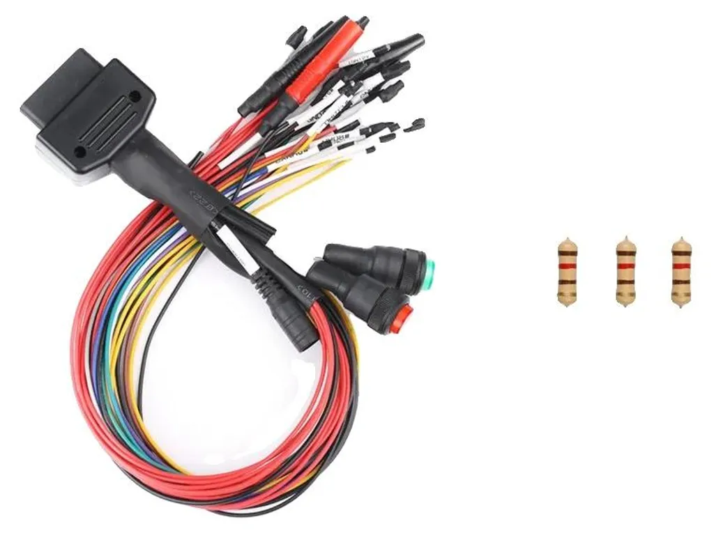 Câble OBD2 anti-usure pour prise diagnostic - Raccordement sécurisé 5cm