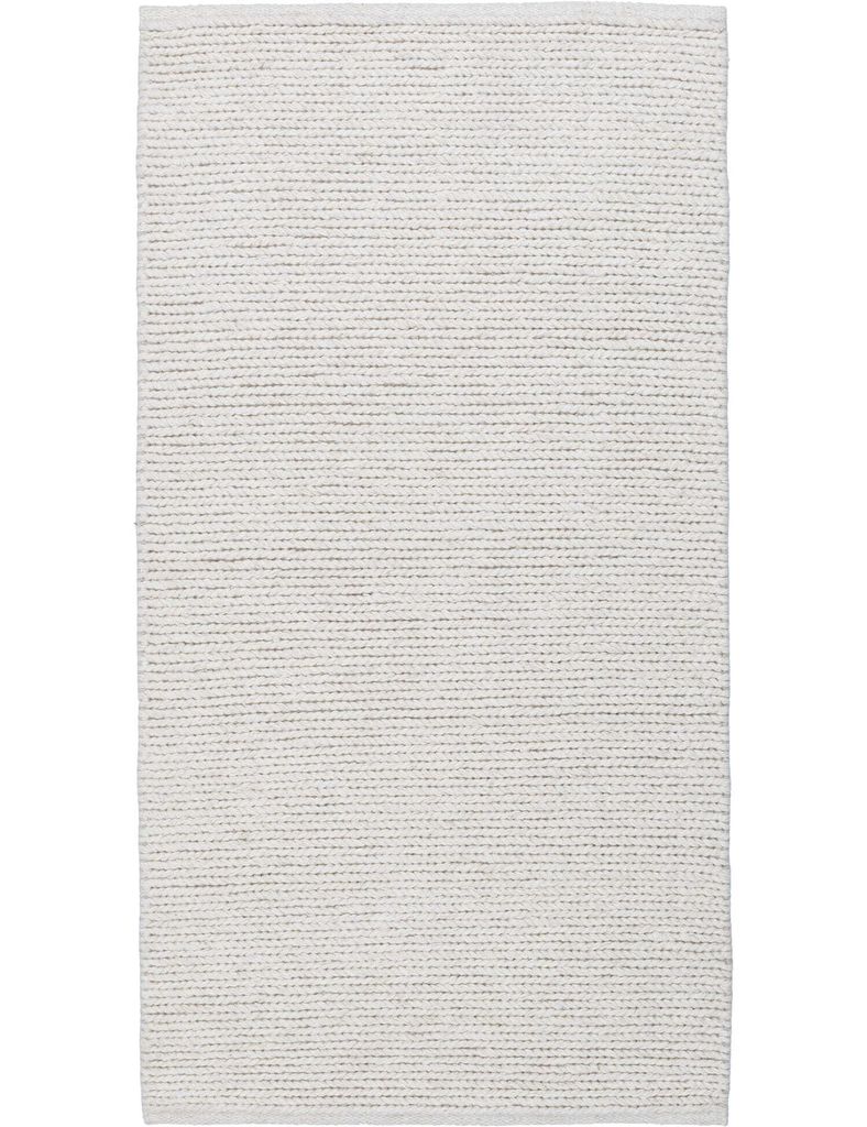 Teppich aus Wolle und Baumwolle Alma Wool - 70x140cm Cremefarben