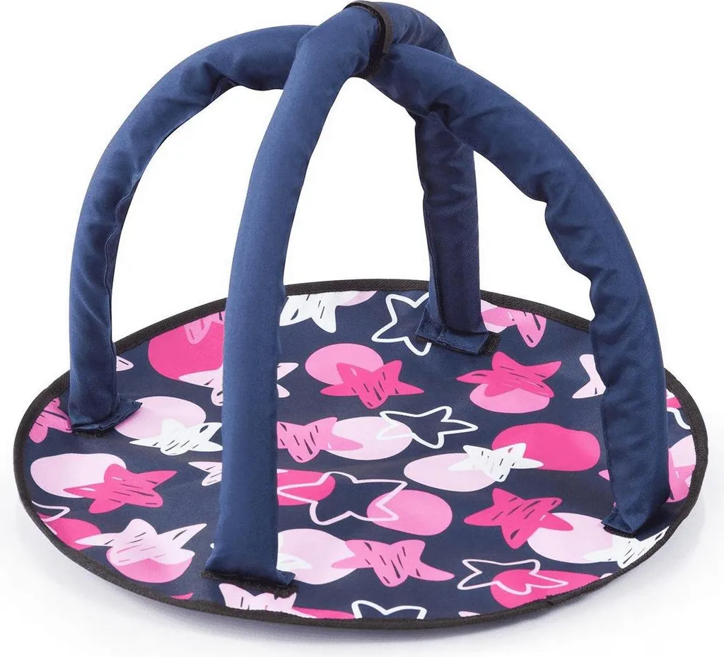 Lit de voyage poupée pliable avec sac et accessoires de soin 9-en-1 set