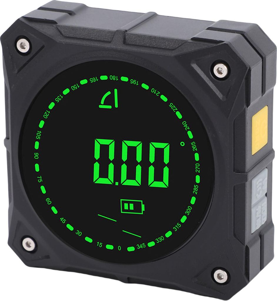Digitaler Winkelsucher einseitig starke magnetische Winkellehre 0-90° 0-180° Würfelneigungsmesser Tischsäge Gehrungswinkelmesser Holzbearbeitun...