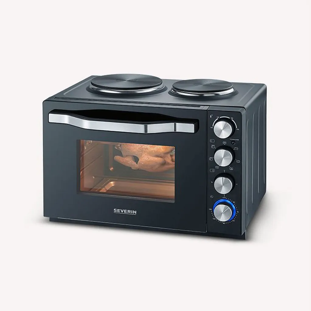 Four Severin TO 2074 à Chaleur Tournante et Plaques de Cuisson 30L - 21