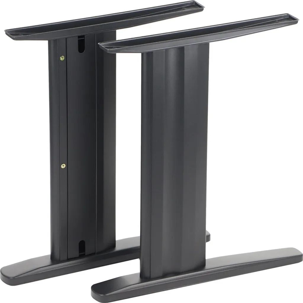 Cadre de table noir passe-câbles NY-A205 en métal pour bureau stable