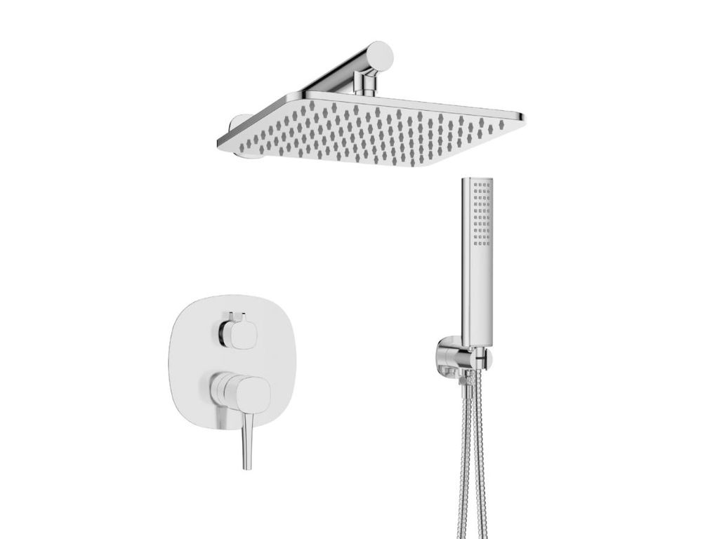 GranMaster Unterputz-Duschsystem Chrom - Design Duschset Produktbild 