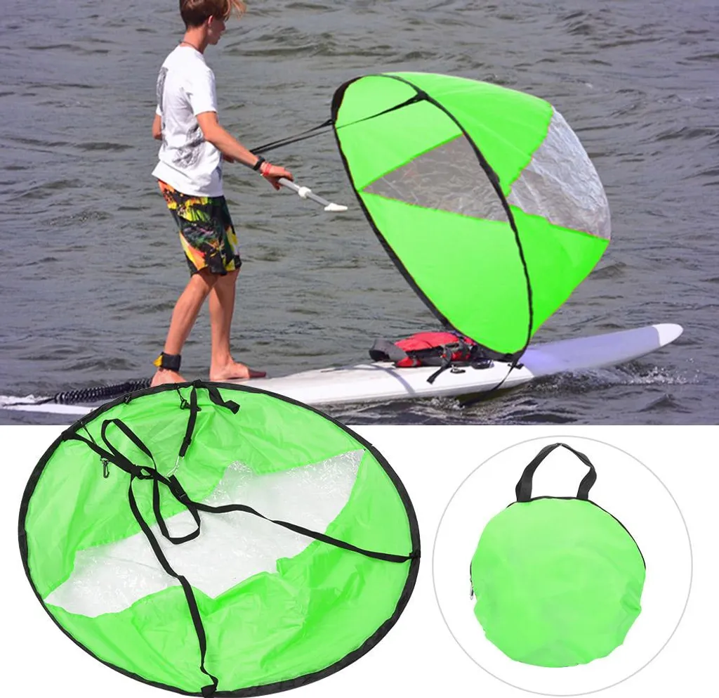 Planche à pagaie downwind 108 cm durable et pliable pour canoë vert - 3