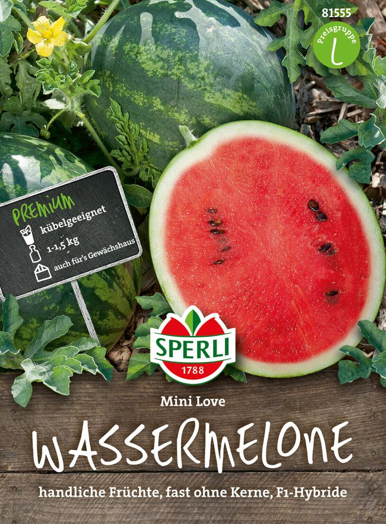 Sperli Wassermelonen Mini Love F1 - Obstsamen Produktbild 