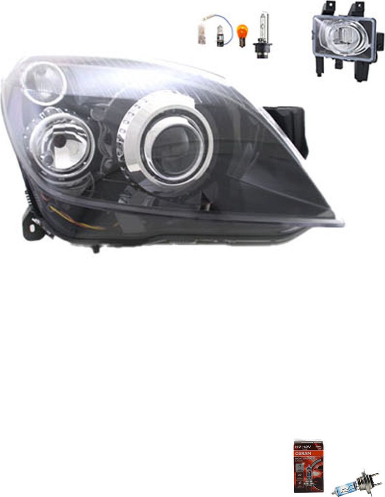 Johns, Scheinwerfer Osram Night Breaker Laser passend für Opel Astra H 03/2004- Xenon RE 1216664 1216566 6710040 6710054 1710367 13252450 13261998...