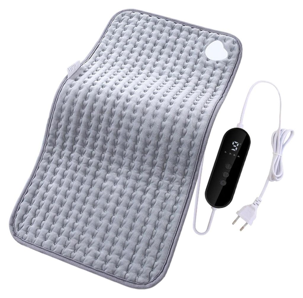 OKWISH Heizdecken, Elektrisches Heizkissen 30x60 cm, einstellbare Temperatur, Wärmeauflage für Heizdecke, Heizmatte elektrisch, Thermokissen für...
