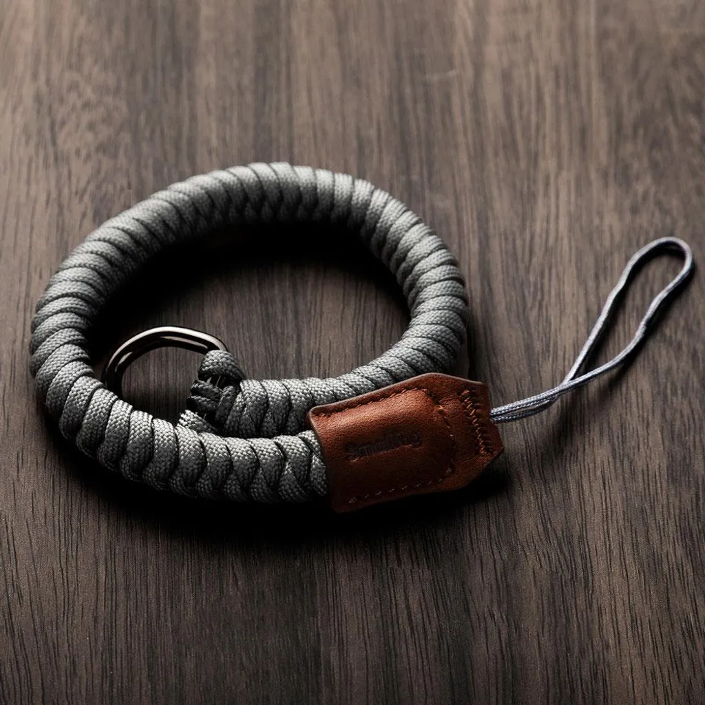 Courroie en cuir véritable SmallRig 5055 pour appareil photo gris