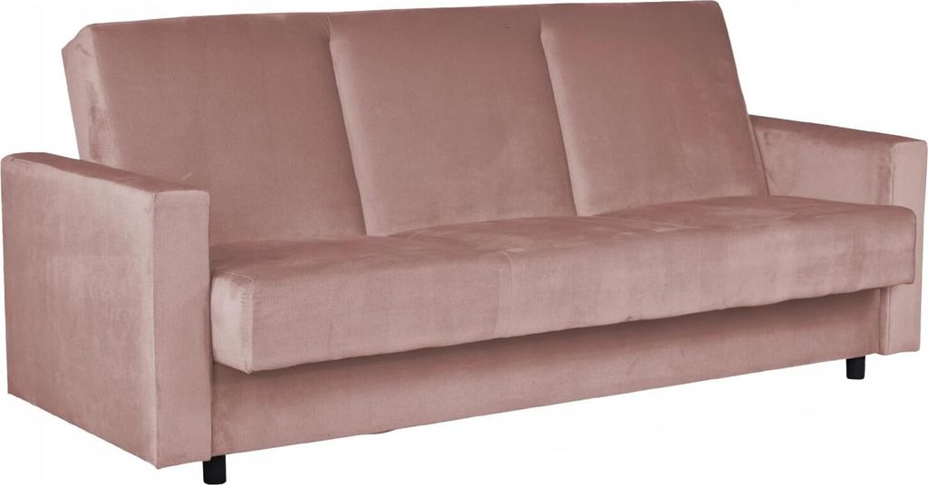 Family Meble Couch Alicja Schlafsofa Schlafcouch mit Bettkasten Freistehendes Lounge Sofa Bequem zum Entspannen Für Wohnzimmer Wartezimmer (MONOL 63)