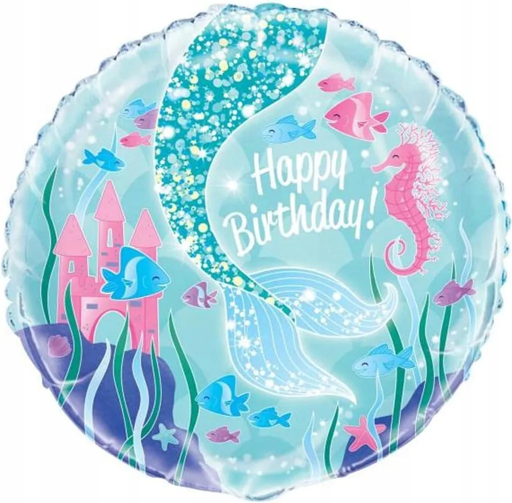 Ballon plastique sirène anti-éclatement pour déco de fête sans stress