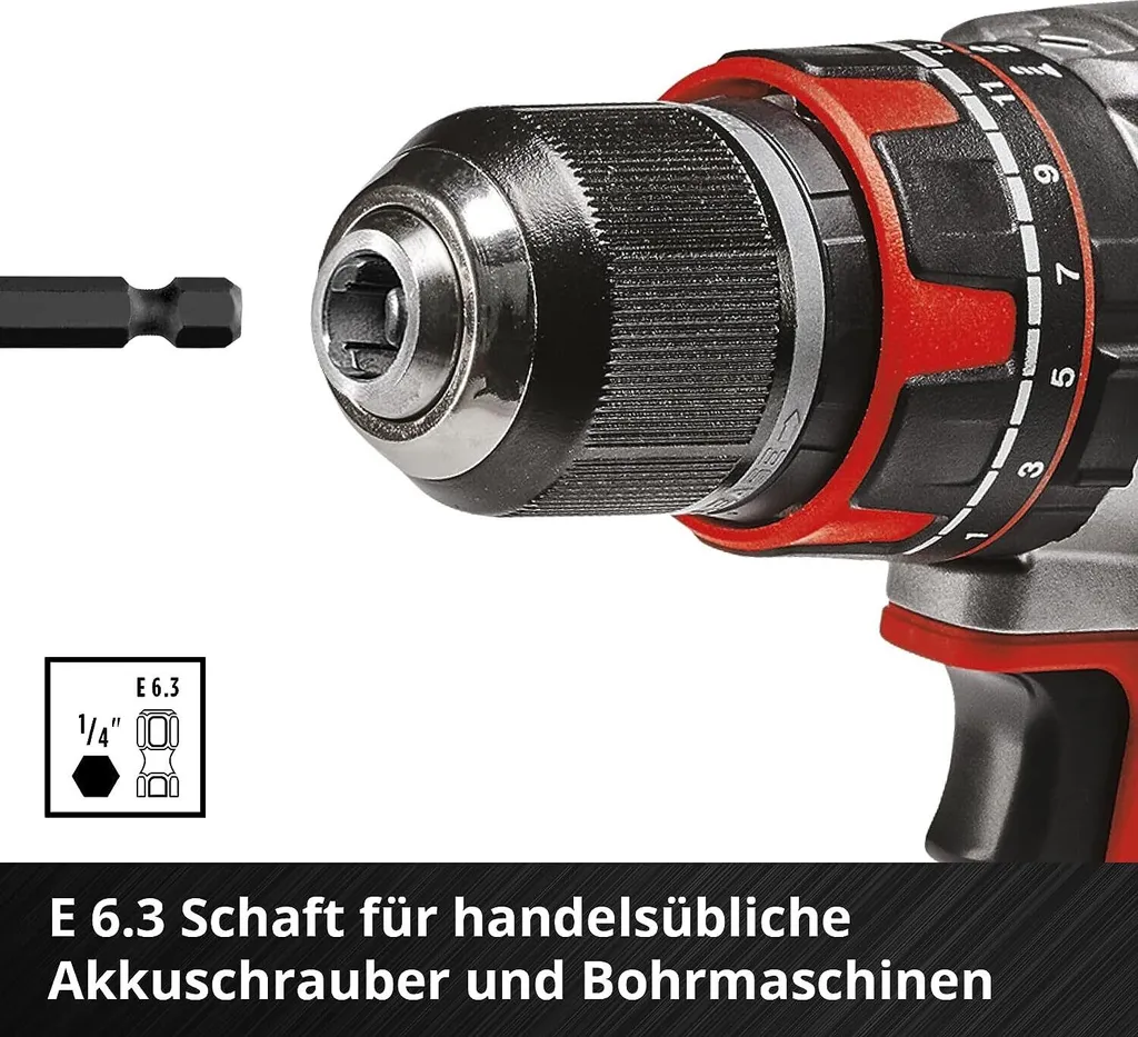 Coffret de perçage bois Einhell 16 pièces pour perceuses et visseuses - 2